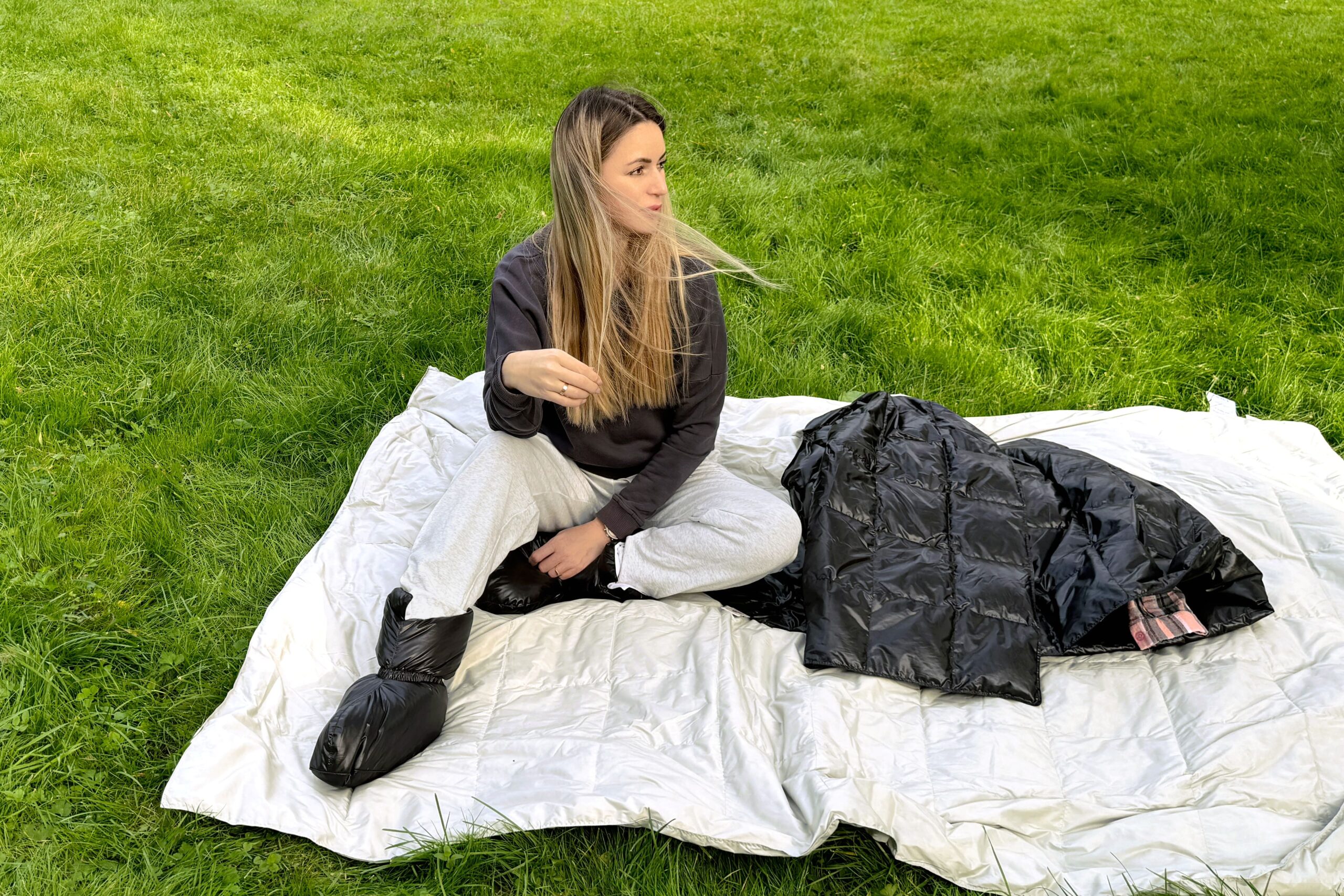 Сапожки носочки пуховые comfort socks travel grass black 36-39 р. 643639 Сапожки-носочки пуховые Comfort Socks Travel Grass Black 36-39 р. — изображение 1