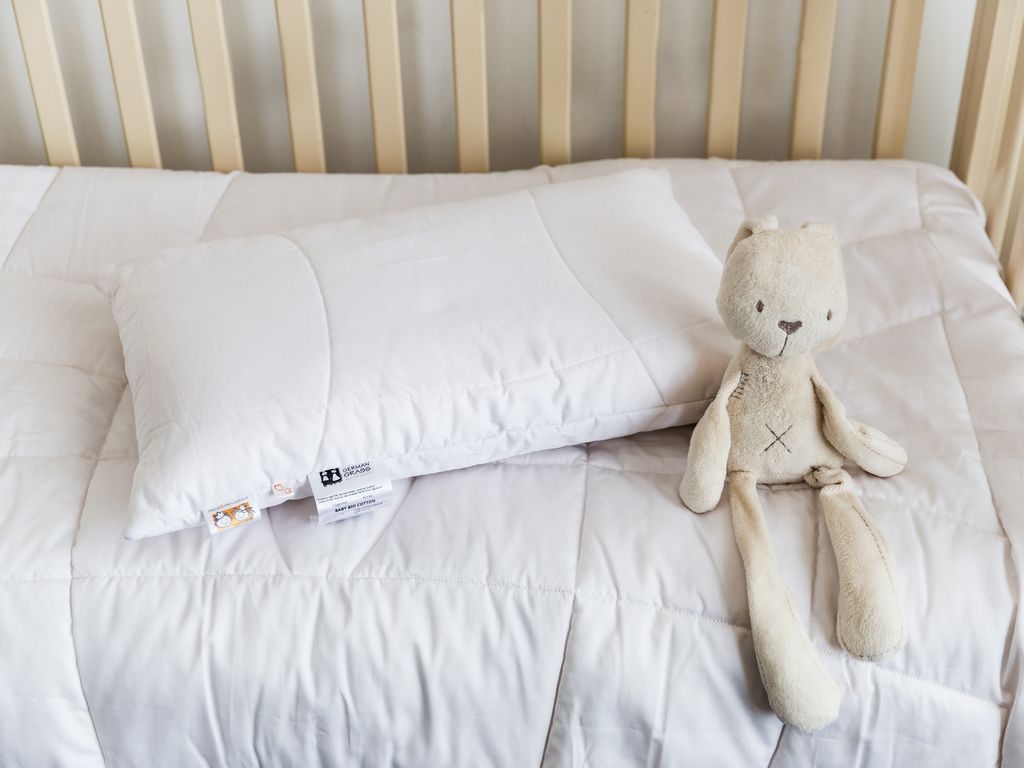 Подушка хлопок детская baby bio cotton регулируемая на молнии 40х60 222460 Подушка BABY BIO COTTON регулируемая 40х60 — изображение 1