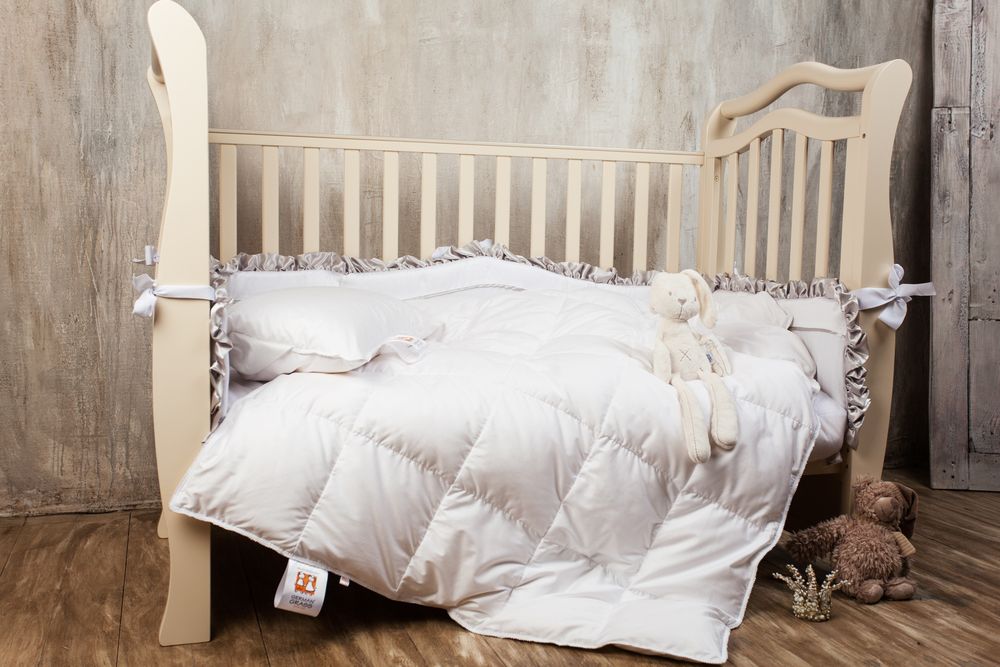 Одеяло детское пуховое baby snow grass всесезонное 100х135 BSK-113-Q Одеяло BABY SNOW GRASS всесезонное 100х135 - Image 1