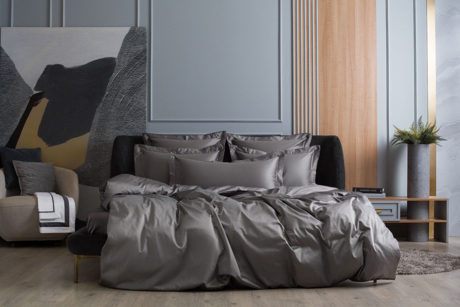 Пододеяльник graphite allure grass 200х220 39200220 Пододеяльник Graphite Allure Grass 200х220 - Image 1
