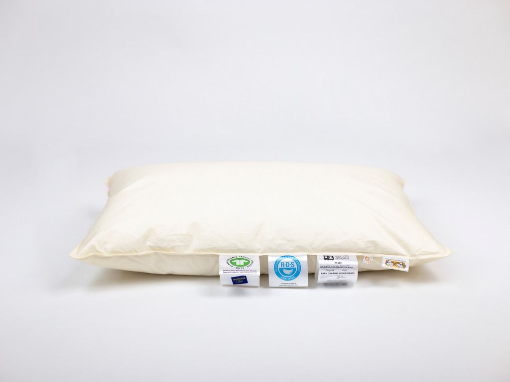 Подушка детская пуховая baby organic down grass мягкая 40х60 71460 Подушка BABY ORGANIC DOWN GRASS мягкая 40х60 - Image 1